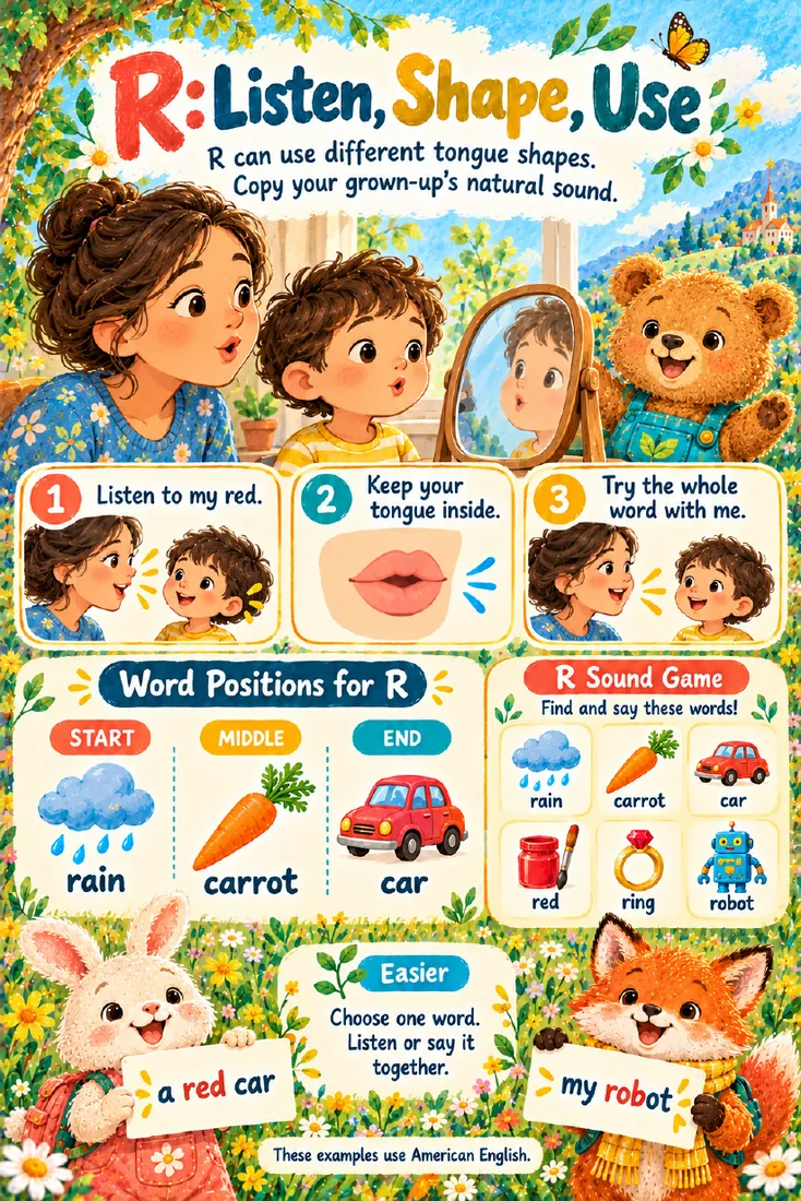R: Listen, Shape, Use page